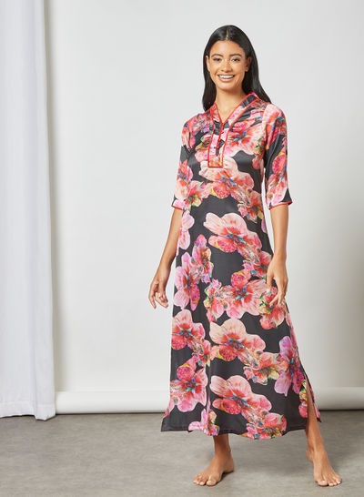 Floral Print Nightdress Multicolour