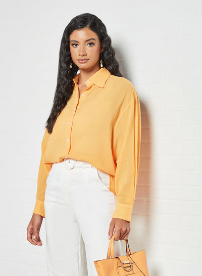 Long Sleeve Shirt Orange